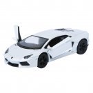 Lamborghini Aventador LP700-4 Diecast Model Toy Car 1:38 White New 5"
