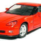 2007 Chevrolet Corvette Z06 Diecast Model Toy Car 1:36 Chevy RED 5"