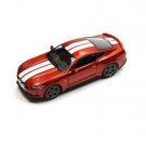 2015 Ford Mustang GT Stripe Diecast Model Toy Car 1:38 Orange New 5"
