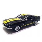 1967 Shelby GT-500 Ford Mustang Diecast Model Toy Car 1:38 Black New 5"