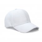 Unisex WHITE Hat Plain Curved Sun Visor Hat Outdoor Dustproof Adjustable Caps