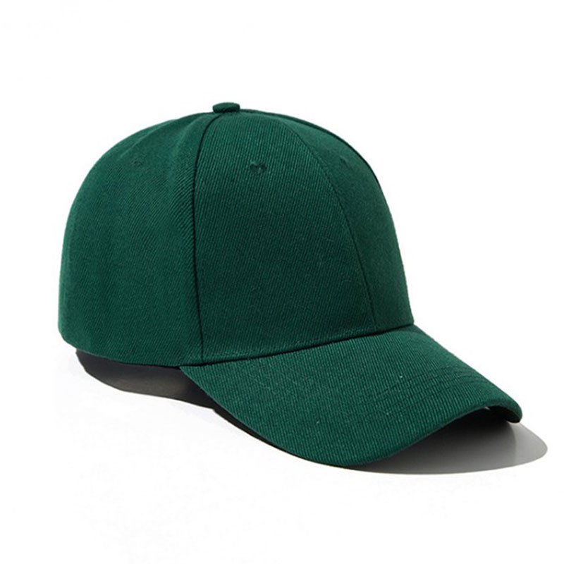 Unisex GREEN Hat Plain Curved Sun Visor Hat Outdoor Dustproof Adjustable Caps