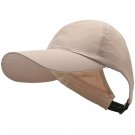 Summer New Ponytail Quick-Drying Sunscreen Hat Fisherman Hat Women Cap Soft Top Hat Creamy White Summer New Ponytail Quick-Drying Sunscreen Hat Fisherman Hat Women Cap Soft Top Hat Creamy White