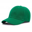 Men Women Green Baseball Cap Peaked Cap Solid Color Adjustable Unisex Spring Summer Hat Shade Sport