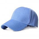 Men Women Sky Blue Baseball Cap Peaked Cap Solid Color Adjustable Unisex Summer Hat Shade Sport Men Women Sky Blue Baseball Cap Peaked Cap Solid Color Adjustable Unisex Summer Hat Shade Sport