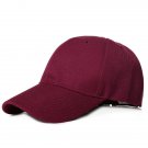 Men Women Red Wine Baseball Cap Peaked Cap Solid Color Adjustable Unisex Summer Hat Shade Sport Men Women Red Wine Baseball Cap Peaked Cap Solid Color Adjustable Unisex Summer Hat Shade Sport