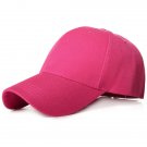 Men Women Rose Red Baseball Cap Peaked Cap Solid Color Adjustable Unisex Summer Hat Shade Sport Men Women Rose Red Baseball Cap Peaked Cap Solid Color Adjustable Unisex Summer Hat Shade Sport