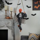 Hanging Play Swing Pumpkin Child Halloween Decoration