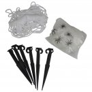 9.8' Giant White Outdoor Spider Web Halloween Decoration