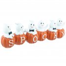 15" Ghosts and Pumpkins "Spooky" Halloween Decoration 15" Ghosts and Pumpkins "Spooky" Halloween Decoration