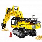 Engineering Truck Tech Building Block City Construction Toy Excavator Bulldozer Crane Car Brick 802
