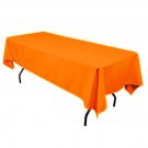 Tablecloth 60" x 102" Rectangular Seamless Orange