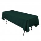 Tablecloth 60" x 102" Rectangular Seamless Hunter Green Tablecloth 60" x 102" Rectangular Seamless Hunter Green