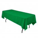 Tablecloth 60" x 102" Rectangular Seamless Kelly Green
