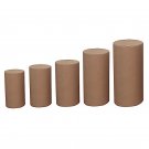5 pcs TAUPE Fitted Spandex Cylinder Display STAND COVERS Set 5 pcs TAUPE Fitted Spandex Cylinder Display STAND COVERS Set