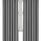 Gray Window Curtains Blackout Room Thermal Insulated 2 Panels 52x84"