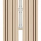 Beige Window Curtains Blackout Room Thermal Insulated 2 Panels 52x84"