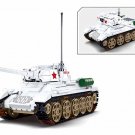 518PCS Military T34-85 Medium Tank Model Bricks Soldier Figures Building Blocks Sets