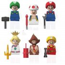 6pcs Building Blocks mini Action toy Figures Building Blocks Toys Bricks Assemble Toy Gifts SL