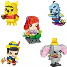 5pcs cartoon figure mini block big head build brick Toys for birthday Kids