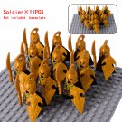 11pcs Soldiers Army Action Figures Mini Bricks Doll Assemble Building Blocks Toys Set 09