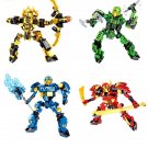 4pcs Mini Model Action Figure Building Blocks Compatible Anime Cities Kids Toys Gifts