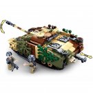 524PCS WW2 Military Fighting Vehicle Car Army Armored Troops Building Blocks Kit 524PCS WW2 Military Fighting Vehicle Car Army Armored Troops Building Blocks Kit
