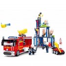 Training Fire Fighter High-pressure Water Jet Rescue Building Blocks Model Bricks Kids Toys Gift Training Fire Fighter High-pressure Water Jet Rescue Building Blocks Model Bricks Kids Toys Gift