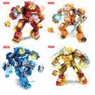 4pcs Anime SuperHeros Mini Action Figure Building Blocks boy Toy Gift