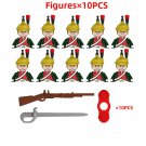 WW2 Military Soldiers Cavalry Knights Figures Army Building Blocks Weapons Brick Toys A8
