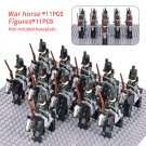 WW2 Military Soldiers Cavalry Knights Figures Army Building Blocks Weapons Brick Toys A11 WW2 Military Soldiers Cavalry Knights Figures Army Building Blocks Weapons Brick Toys A11