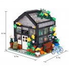 579PCS Creative House Coffee Shop Flower Store Architecture Building Block City Street View 579PCS Creative House Coffee Shop Flower Store Architecture Building Block City Street View