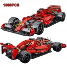 1099PCS Expert Technical Ferrariied F1 Formula Sport Car Building Blocks Racing Vehicle