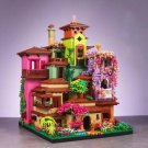 7080PCS Micro Particle Magiic Castle Sakura House Building Blocks Assemble Diamond Bricks Toys