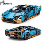 1215PCS Technical 1:14 Blue Lamborghniised Sport Car Building Blocks Speed Vehicle MOC Bricks Toys 1215PCS Technical 1:14 Blue Lamborghniised Sport Car Building Blocks Speed Vehicle MOC Bricks Toys