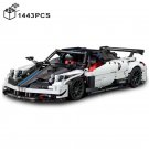 1443PCS Technical Paganii Zondaa Sport Car Model Building Blocks Bricks Vehicle Toys