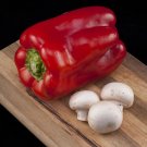 25 Big Red Pepper Seeds Vegetables Indoor Outdoor Gardening