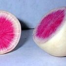Round Radish Watermelon Remarkably Sweet Delicious Unique Pink Flesh 3 Gram Seed Indoor Outdoor Gard