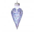 6" Fiber Optic Multi Colored Led Iridescent Glass Drop Christmas Ornaments 6" Fiber Optic Multi Colored Led Iridescent Glass Drop Christmas Ornaments