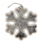8" Nature'S Luxury Rustic Embellished Snowflake Christmas Ornaments 8" Nature'S Luxury Rustic Embellished Snowflake Christmas Ornaments