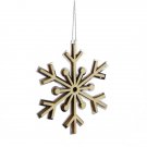 4" Winter Rustic Wooden Mirrored Snowflake 18524987 Christmas Ornaments 4" Winter Rustic Wooden Mirrored Snowflake 18524987 Christmas Ornaments