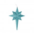 20" Turquoise Blue Glitter Bethlehem Star Christmas Ornaments