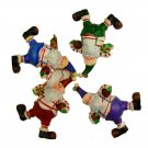 72Ct Santa Claus With Basketballs 7" Christmas Ornaments 72Ct Santa Claus With Basketballs 7" Christmas Ornaments