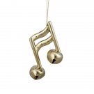 4.25" Shiny Gold Sixteenth Musical Note Jingle Bell Christmas Ornaments 4.25" Shiny Gold Sixteenth Musical Note Jingle Bell Christmas Ornaments