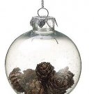 Clear Plastic Mini Pine Cone 3.5" Christmas Ornaments Clear Plastic Mini Pine Cone 3.5" Christmas Ornaments