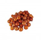 24Ct Burnt Orange Shatterproof 4 Finish Ball 2.5" 60Mm Christmas Ornaments