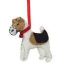 5" Cream, Black And Brown Dog Plush Christmas Ornaments 5" Cream, Black And Brown Dog Plush Christmas Ornaments