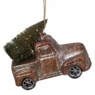 5.75" Mercury Glass Country Rustic Pick Up Truck Christmas Ornaments 5.75" Mercury Glass Country Rustic Pick Up Truck Christmas Ornaments
