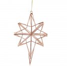 6.75" Nature'S Luxury Rose Gold Geometric Star Christmas Ornaments 6.75" Nature'S Luxury Rose Gold Geometric Star Christmas Ornaments