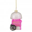 3.25" Pink, White, Gold Cotton Candy Machine Glass Christmas Ornaments 3.25" Pink, White, Gold Cotton Candy Machine Glass Christmas Ornaments